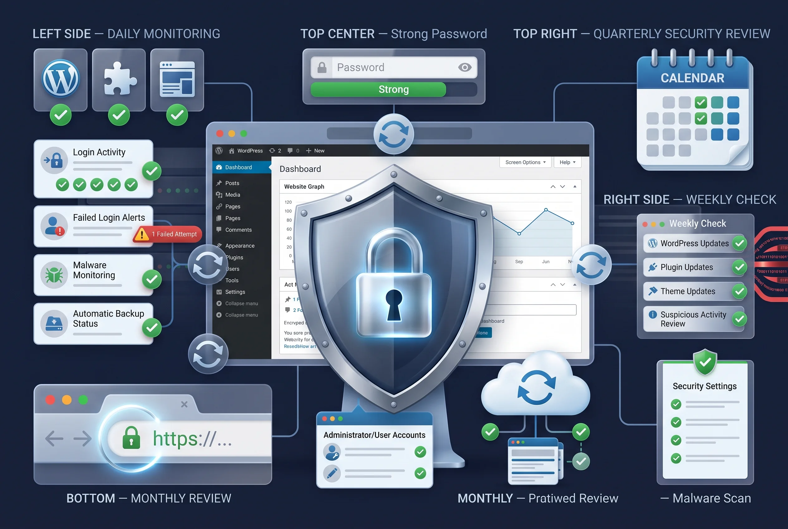 WordPress website security protection