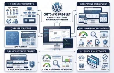 custom WordPress theme development workflow