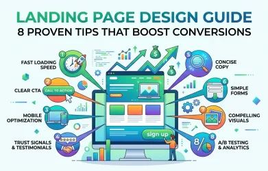landing page design tips