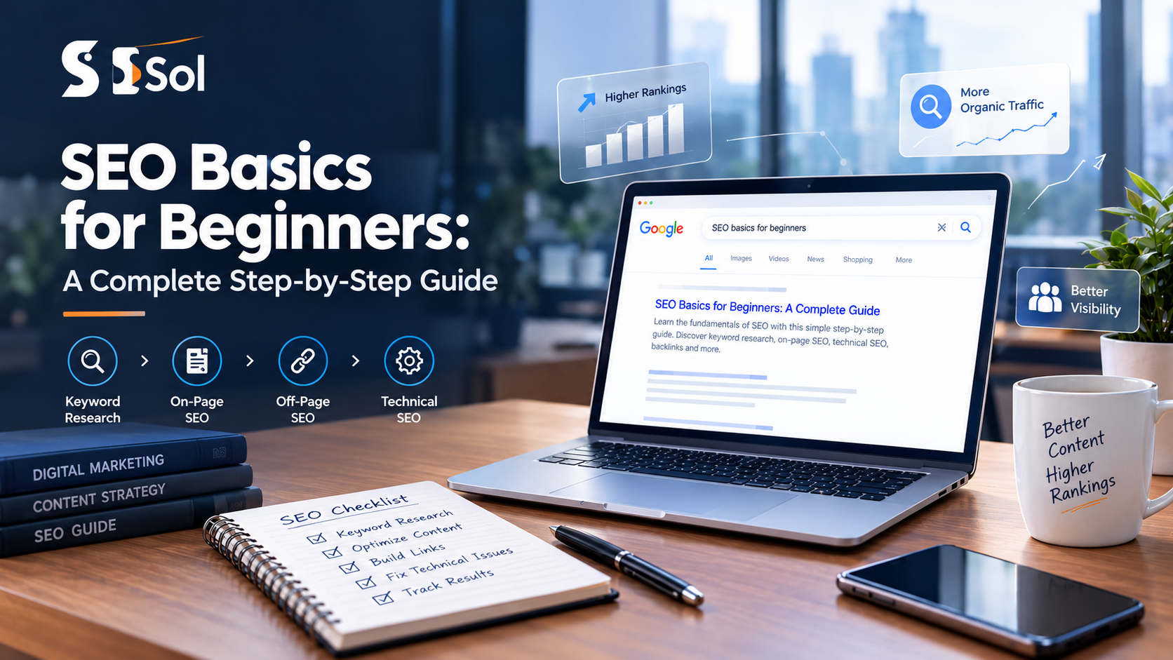 SEO basics for beginners step-by-step guide